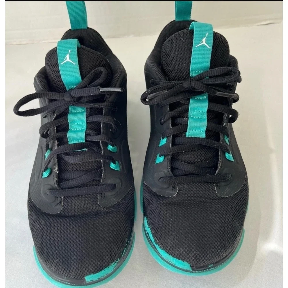 Jordan‎ Ultra Fly GS Black Hyper Turquoise Kids Basketball Shoes 5Y